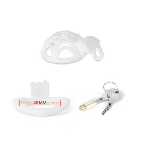 New 3D Spidernet MICRO Premium Paint Male Chastity Device Cock Cage Lightweight Lock Sleeve CBT Chastity Cage Sex Toys For Men